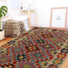 Handmade Vegetable Kilim 3' 3" x 4" 10" (ft) - No. P35729