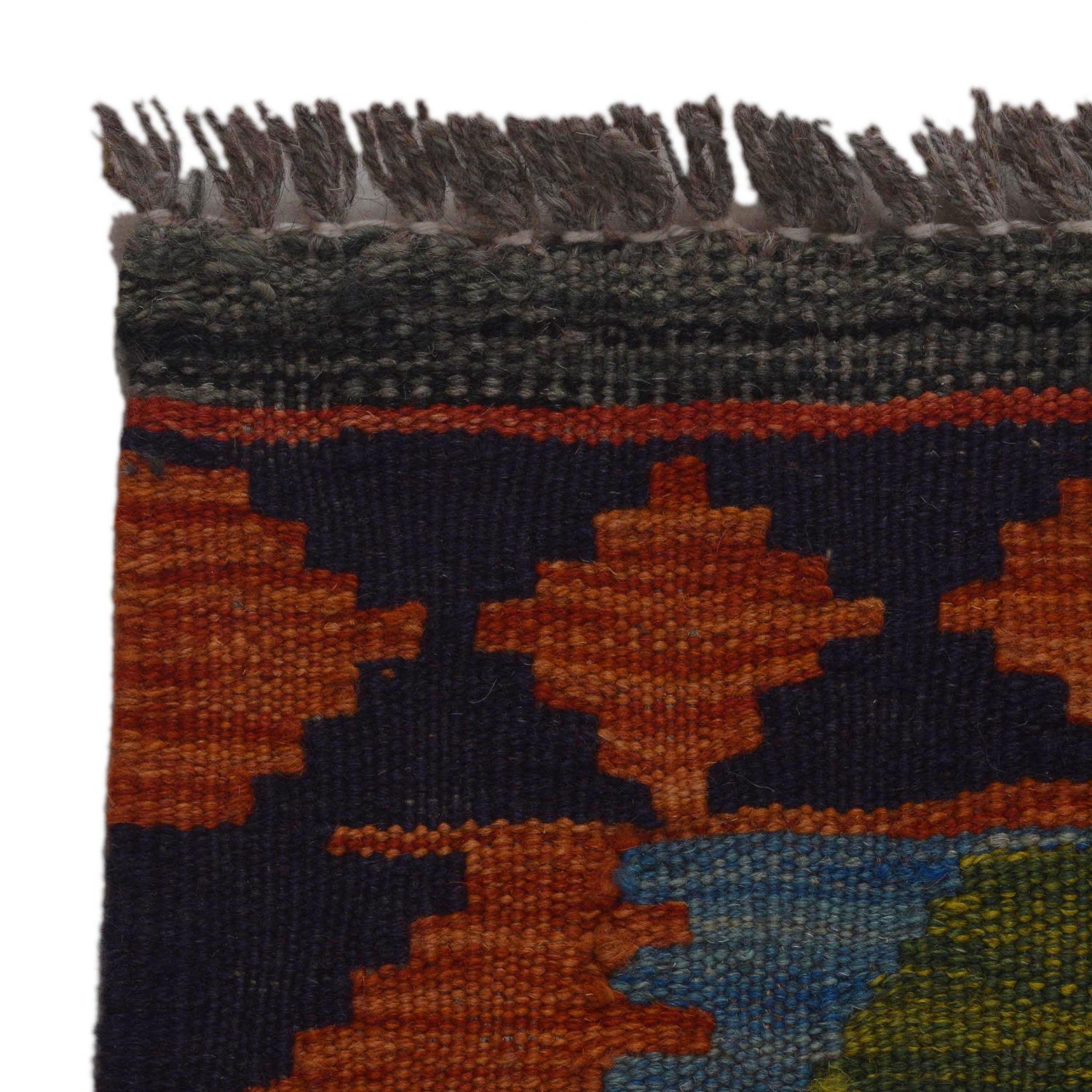 Handmade Vegetable Kilim 3' 3" x 4" 10" (ft) - No. P35731