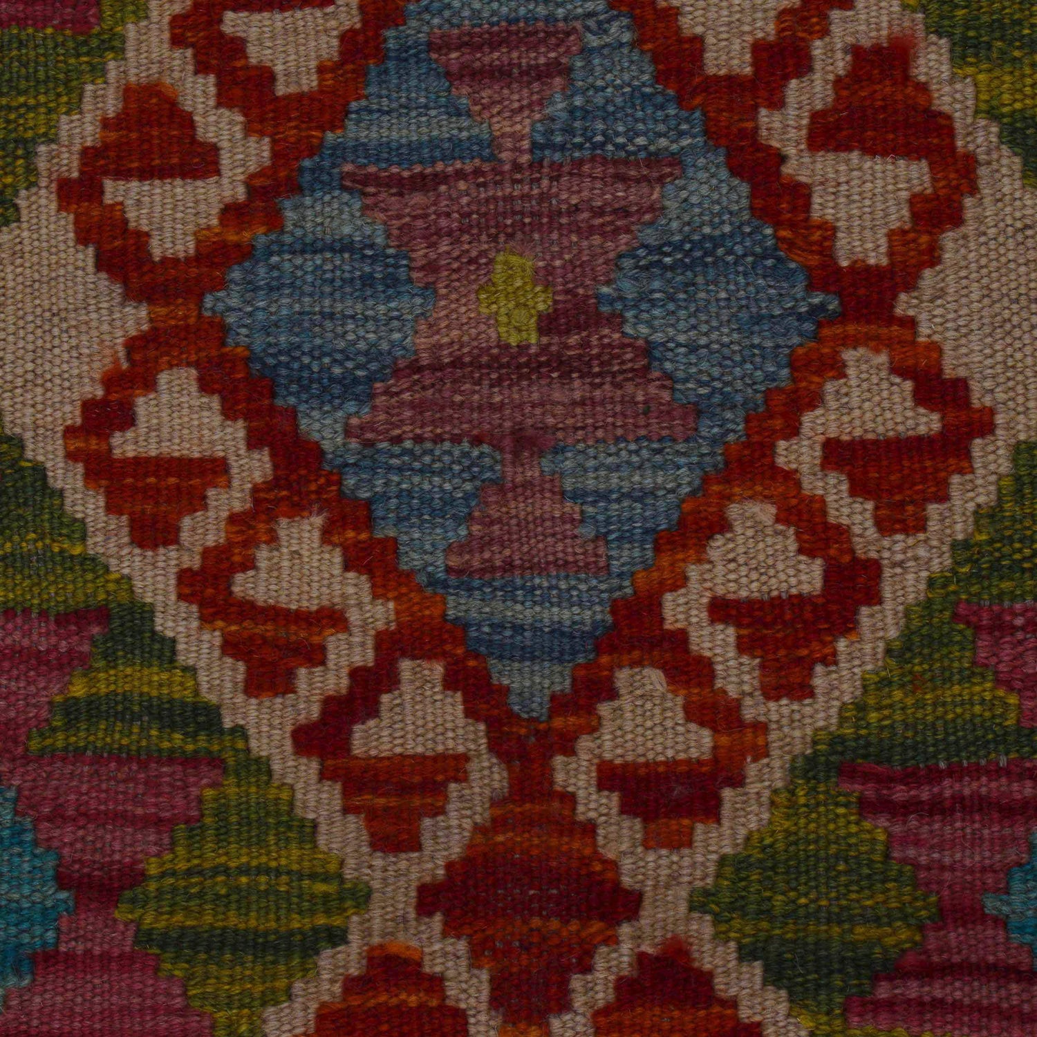 Handmade Vegetable Kilim 3' 3" x 4" 10" (ft) - No. P35731