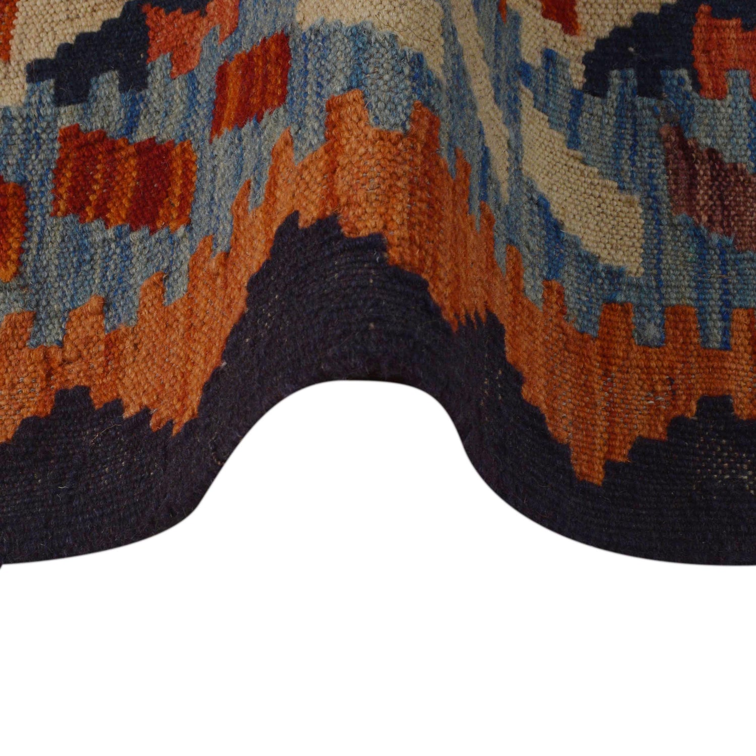 Handmade Vegetable Kilim 3' 3" x 4" 10" (ft) - No. P35731