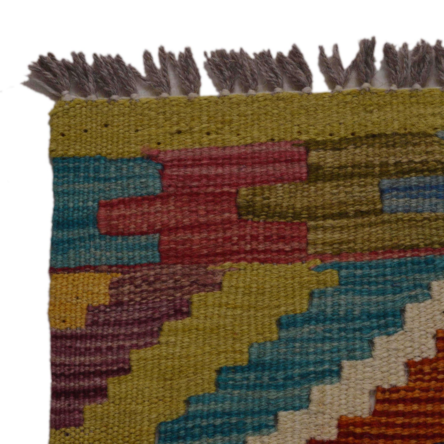 Handmade Vegetable Kilim 3' 4" x 4' 10" (ft) - No. P35733