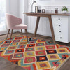 Handmade Vegetable Kilim 3' 4" x 4' 10" (ft) - No. P35733