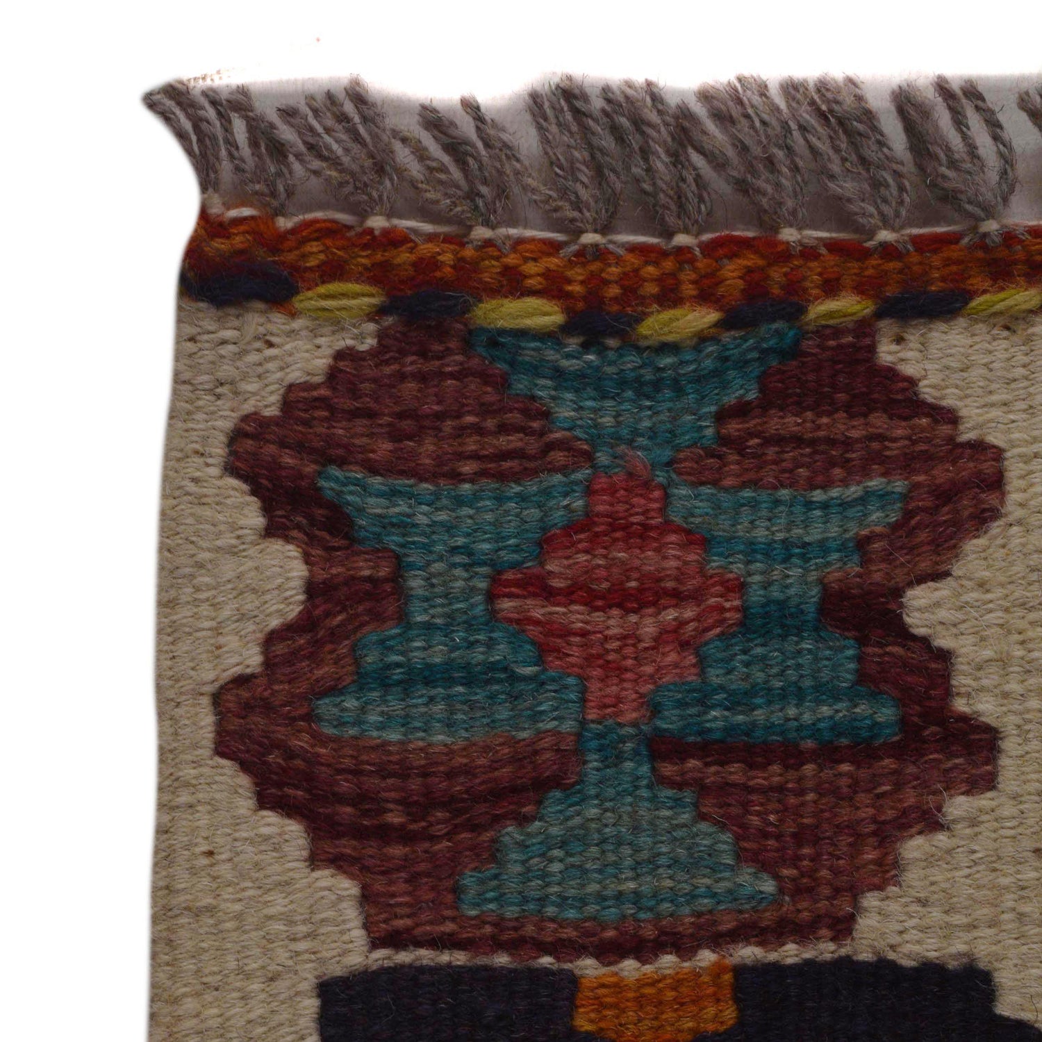 Handmade Vegetable Kilim 3' 3" x 4' 11" (ft) - No. P35735