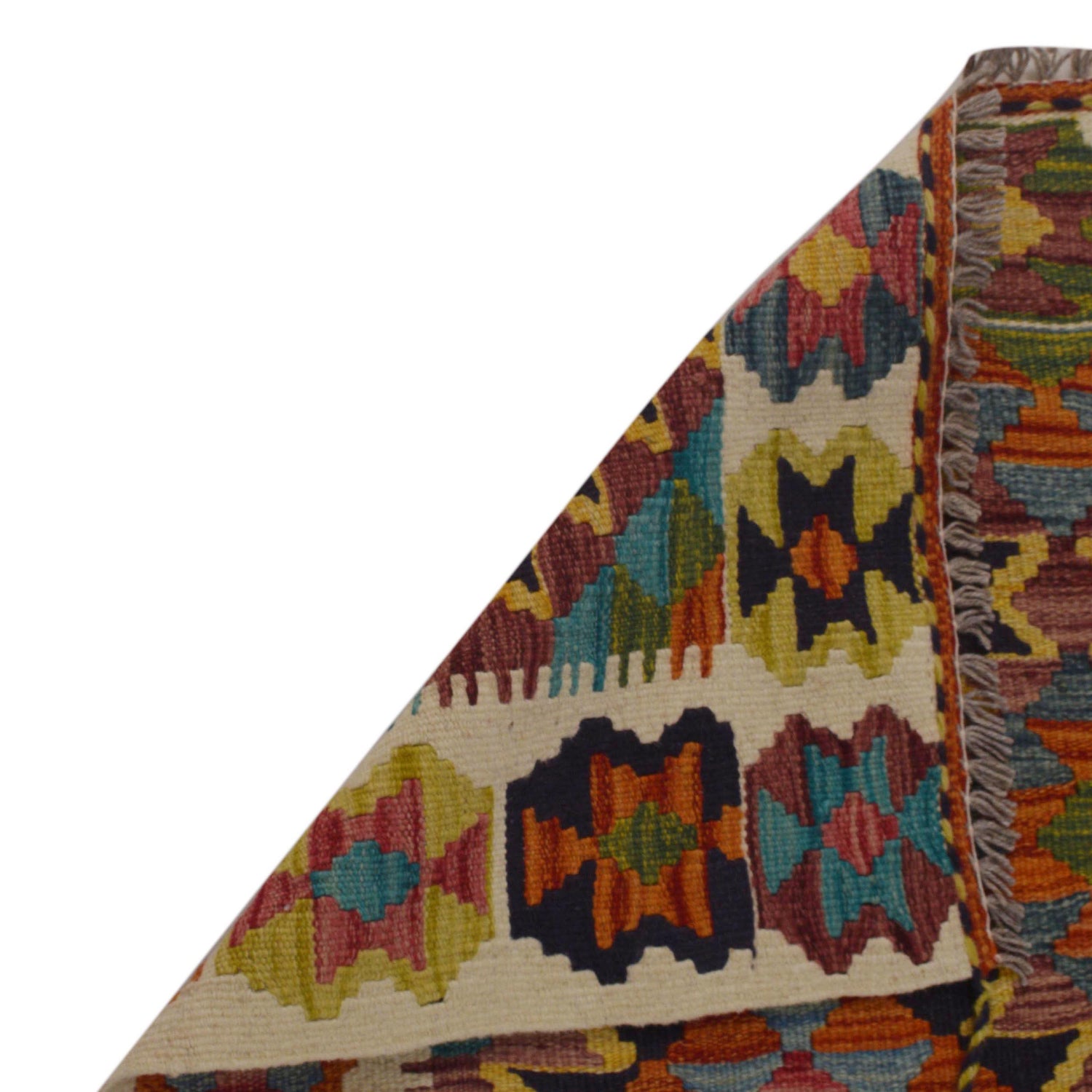 Handmade Vegetable Kilim 3' 3" x 4' 11" (ft) - No. P35735