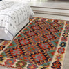 Handmade Vegetable Kilim 3' 3" x 4' 11" (ft) - No. P35735