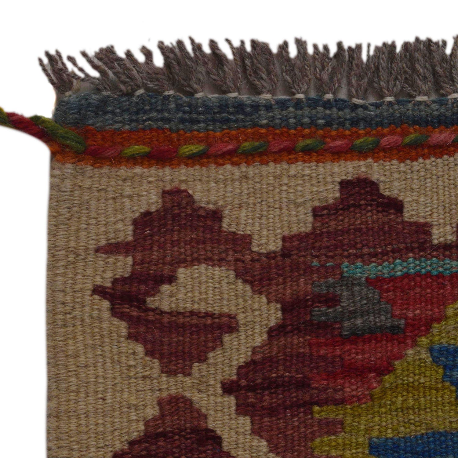 Handmade Vegetable Kilim 3' 2" x 4' 10" (ft) - No. P35737
