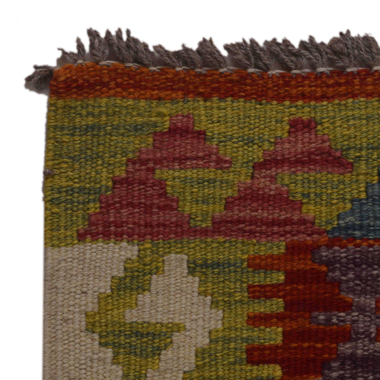 Handmade Vegetable Kelim 3' 5" x 5' 1" (ft) - No. P35738