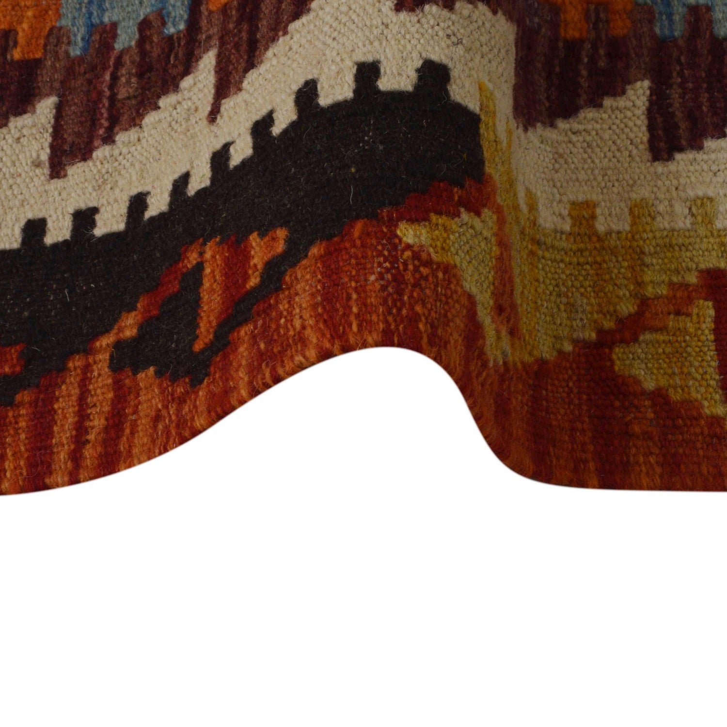 Handmade Vegetable Kilim 3' 3" x 4' 8" (ft) - No. P35739