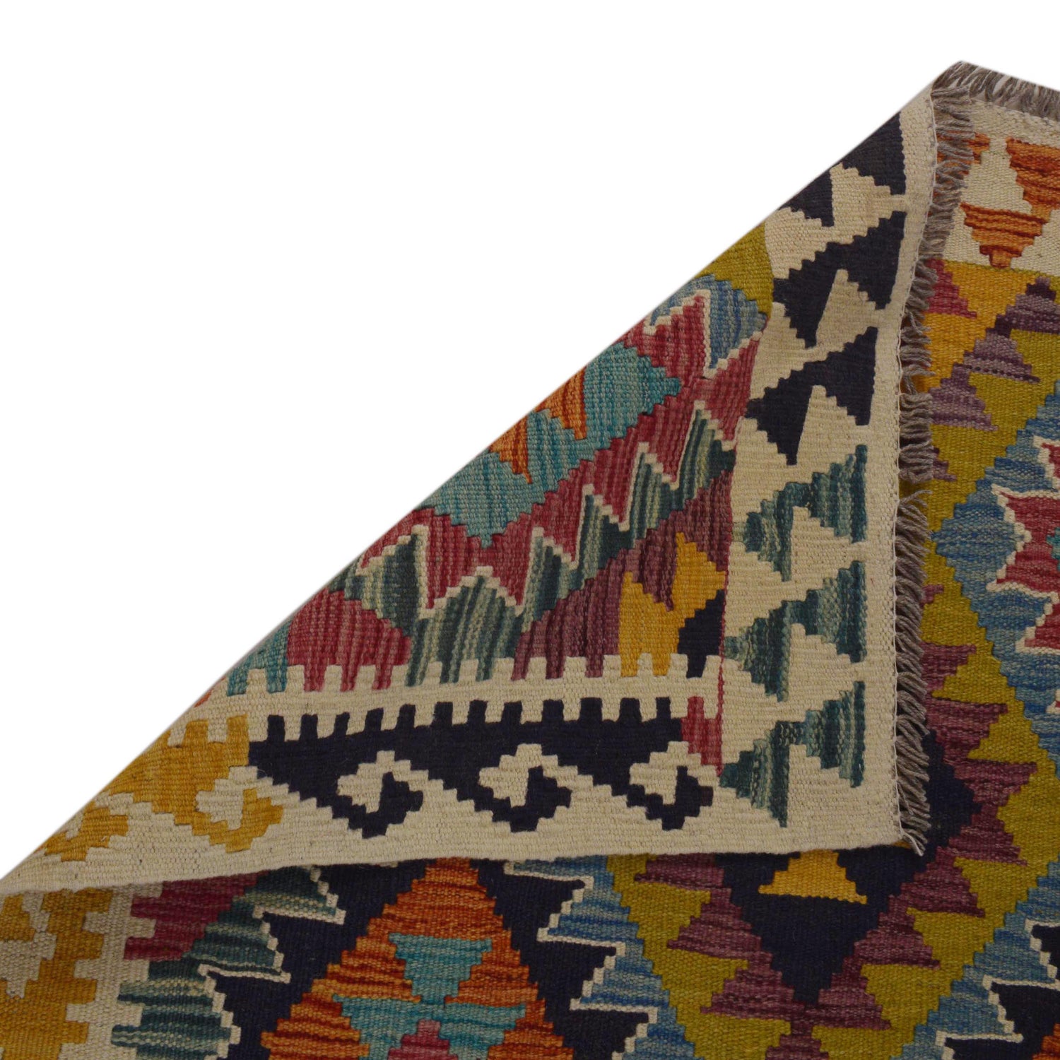 Handmade Vegetable Kilim 3' 3" x 5' 4" (ft) - No. P35741
