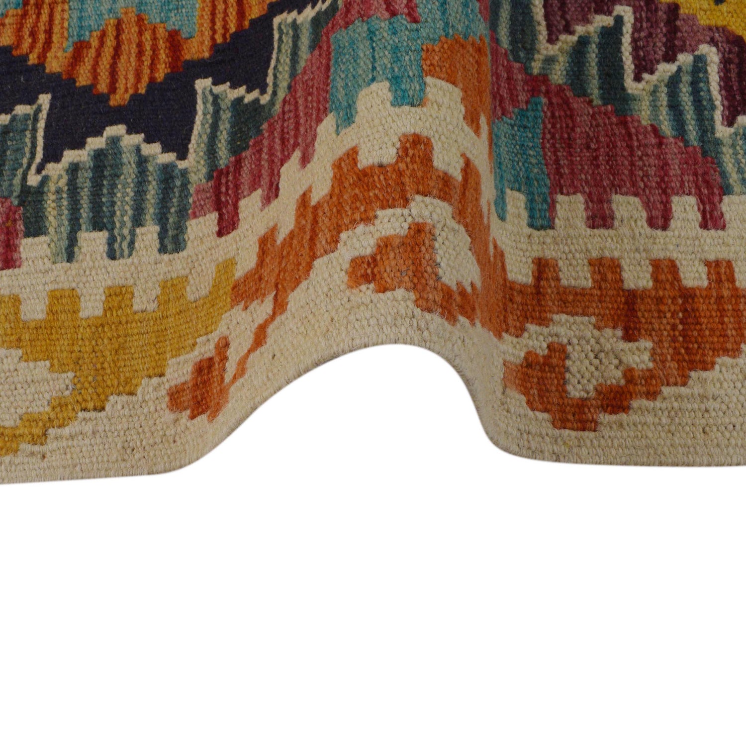 Handmade Vegetable Kilim 3' 3" x 5' 4" (ft) - No. P35741