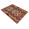 Handmade Vegetable Kilim 3' 5" x 4' 9" (ft) - No. P35743
