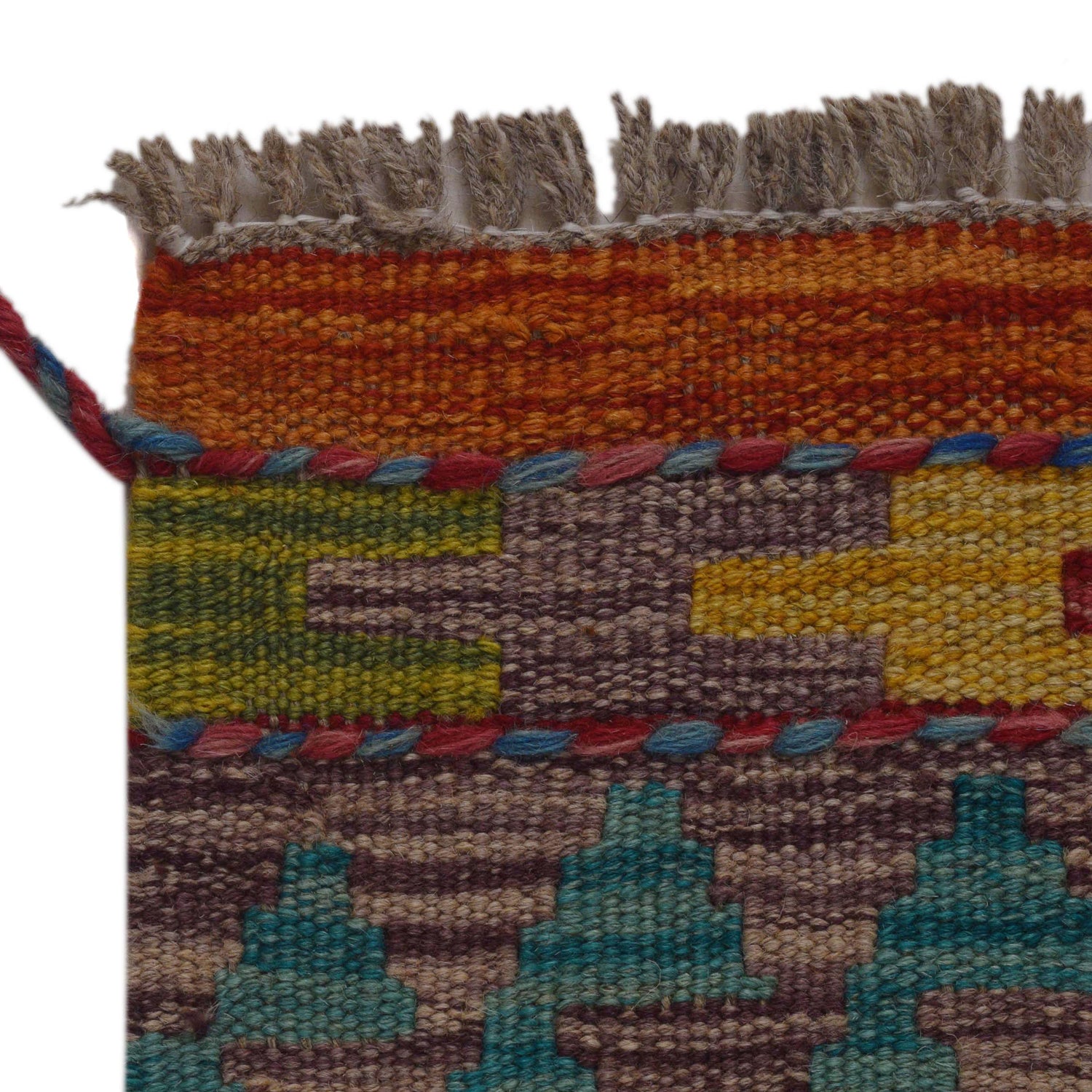 Handmade Vegetable Kelim 3' 6" x 4' 11" (ft) - No. P35744