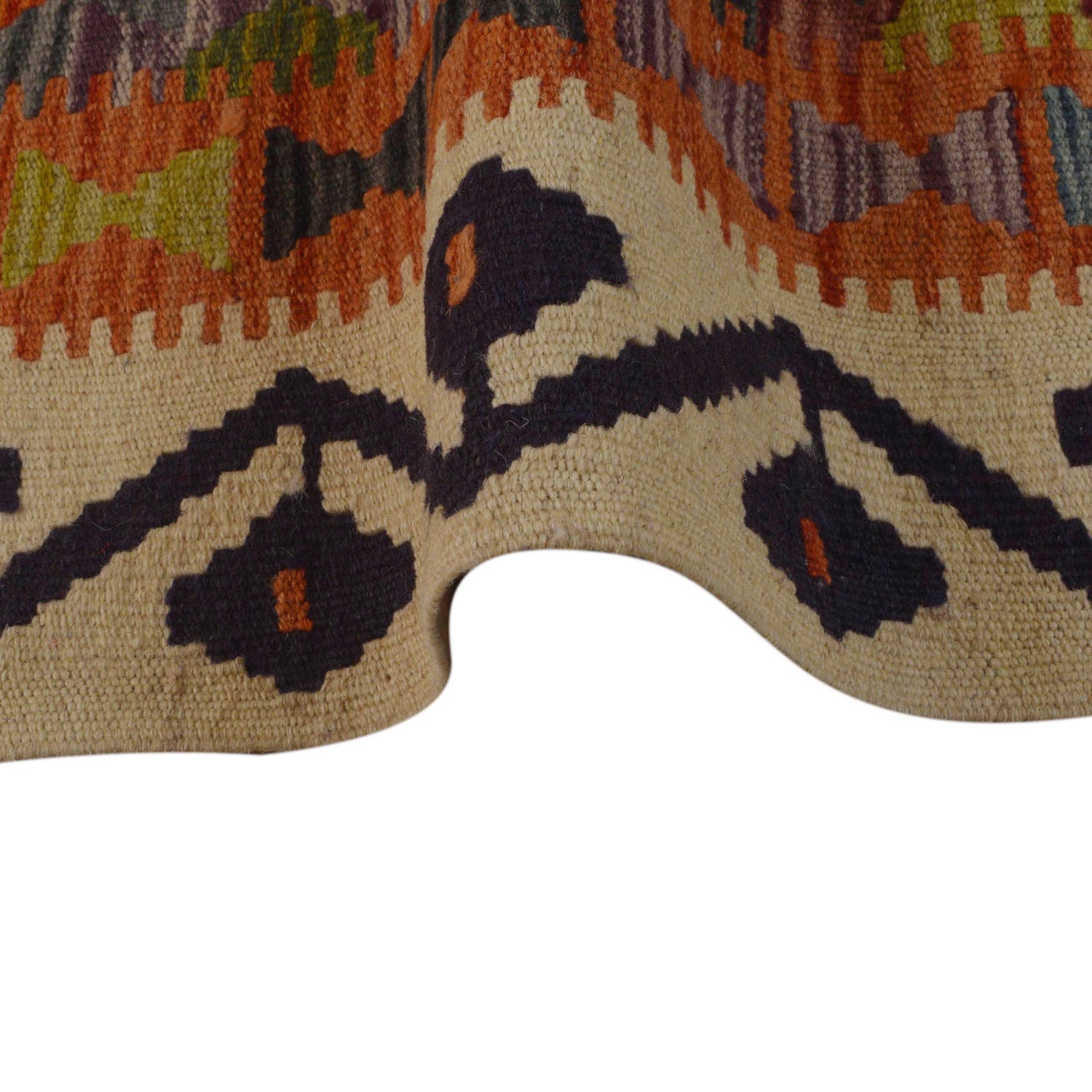 Handmade Vegetable Kelim 3' 3" x 5' 1" (ft) - No. P35746