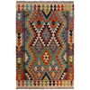 Handmade Vegetable Kilim 3' 3" x 4' 9" (ft) - No. P35747