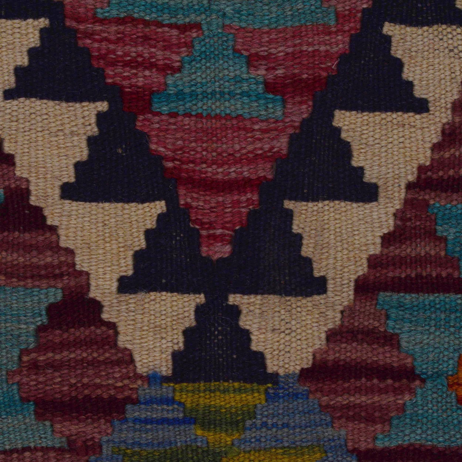 Handmade Vegetable Kilim 3' 3" x 4' 9" (ft) - No. P35747