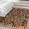 Handmade Vegetable Kilim 3' 3" x 4' 9" (ft) - No. P35747