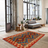 Handmade Vegetable Kilim 2' 9" x 4' 0" (ft) - No. P35748