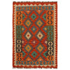 Handmade Vegetable Kilim 2' 8" x 3' 11" (ft) - No. P35762