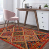 Handmade Vegetable Kilim 2' 7" x 4' 2" (ft) - No. P35768