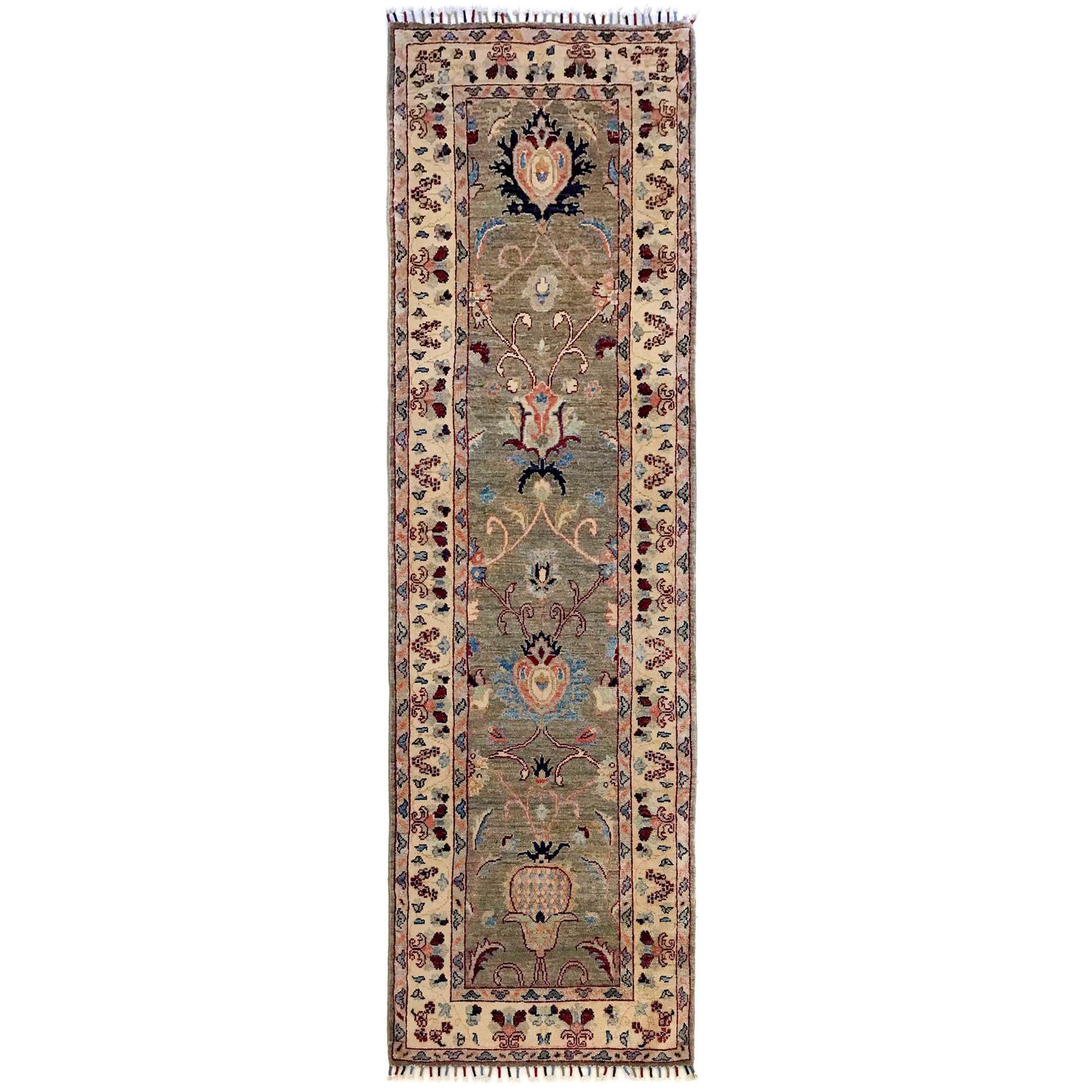 Hand-Knotted Sultani Rug Runner 2' 7" x 8' 1" (ft) - No. P35836