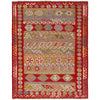 Handmade Vegetable Kilim 5' 1" x 6' 7" (ft) - No. P35838