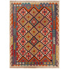 Handmade Vegetable Kilim 5' 0" x 6' 6" (ft) - No. P35842
