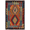 Handmade Vegetable Kilim 2' 8" x 4' 0" (ft) - No. P35848
