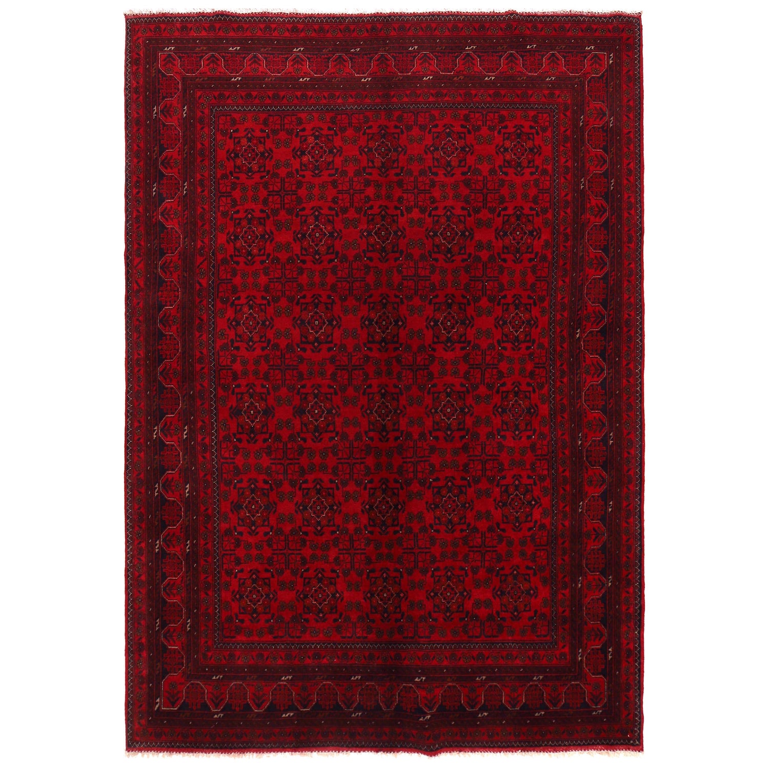 Handmade Khal Mohammadi Rug 6' 7" x 9' 9" (ft) - No. P35897