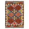 Handmade Vegetable Kilim 2' 1" x 3' 0" (ft) - No. P35955