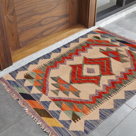 Handmade Vegetable Kilim 2' 0" x 3' 0" (ft) - No. P35960