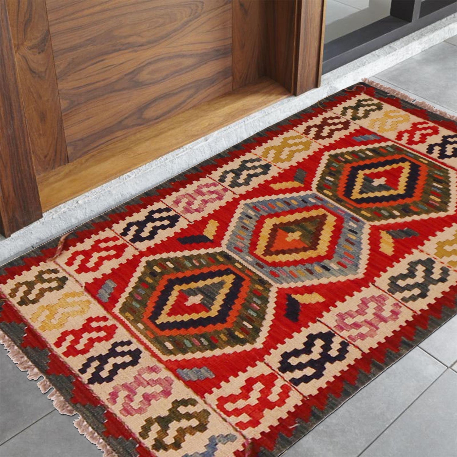 Handmade Vegetable Kelim 2' 0" x 3' 5" (ft) - No. P35966