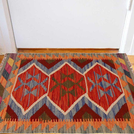 Handmade Vegetable Kilim 2' 0" x 3' 1" (ft) - No. P35967