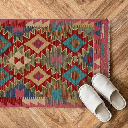 Handmade Vegetable Kilim 2' 0" x 3' 4" (ft) - No. P36012