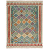 Handmade Vegetable Kelim 6' 0" x 7' 10" (ft) - No. P36059