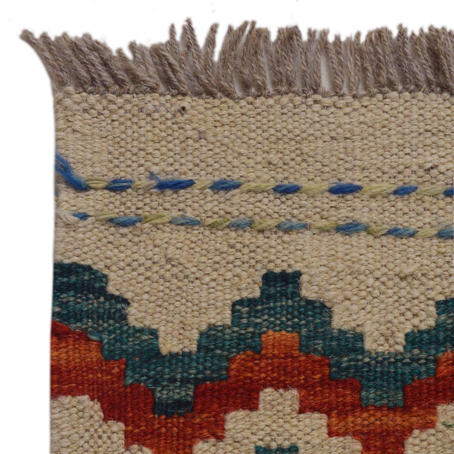 Handmade Vegetable Kelim 6' 0" x 7' 10" (ft) - No. P36059