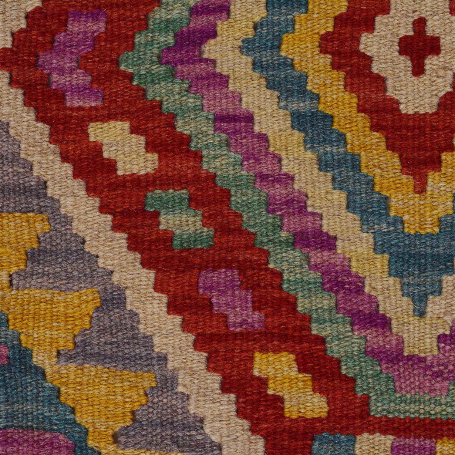 Handmade Vegetable Kilim 5' 9" x 8' 1" (ft) - No. P36060