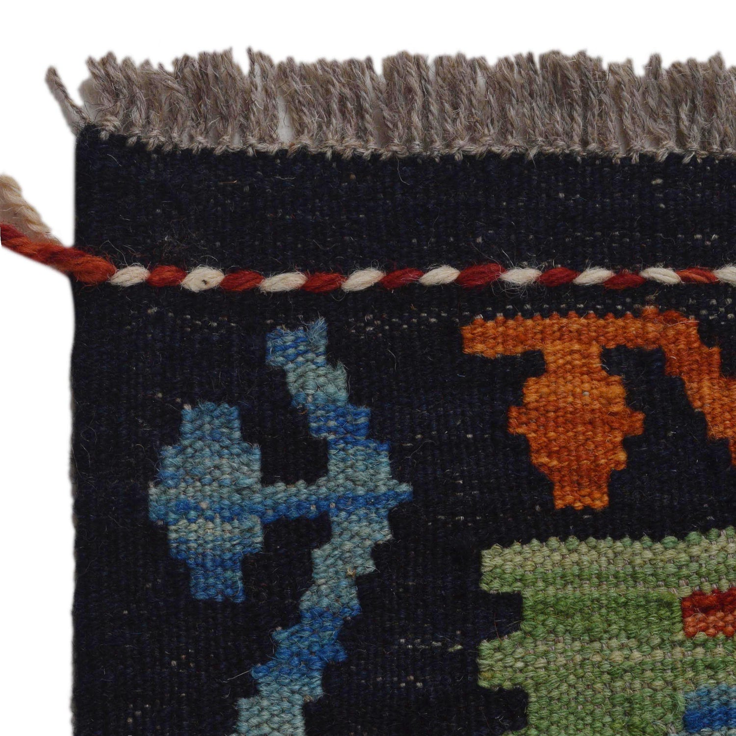 Handmade Vegetable Kelim 6' 1" x 8' 5" (ft) - No. P36061