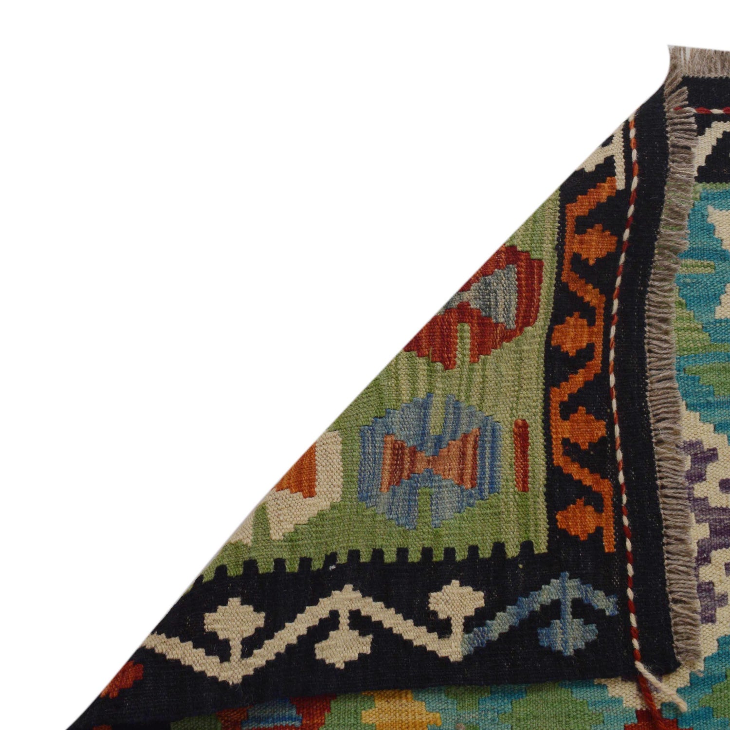 Handmade Vegetable Kelim 6' 1" x 8' 5" (ft) - No. P36061