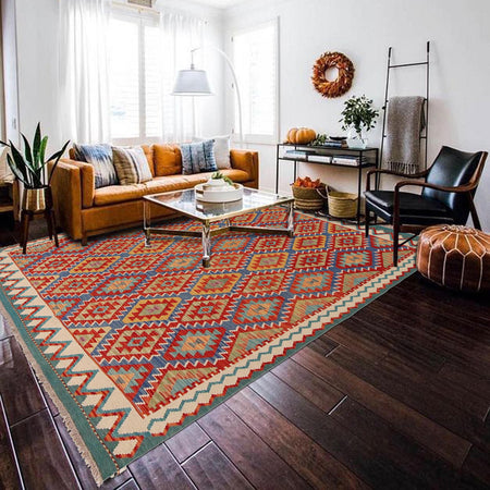 Handmade Vegetable Kilim 5' 10" x 7' 6" (ft) - No. P36062