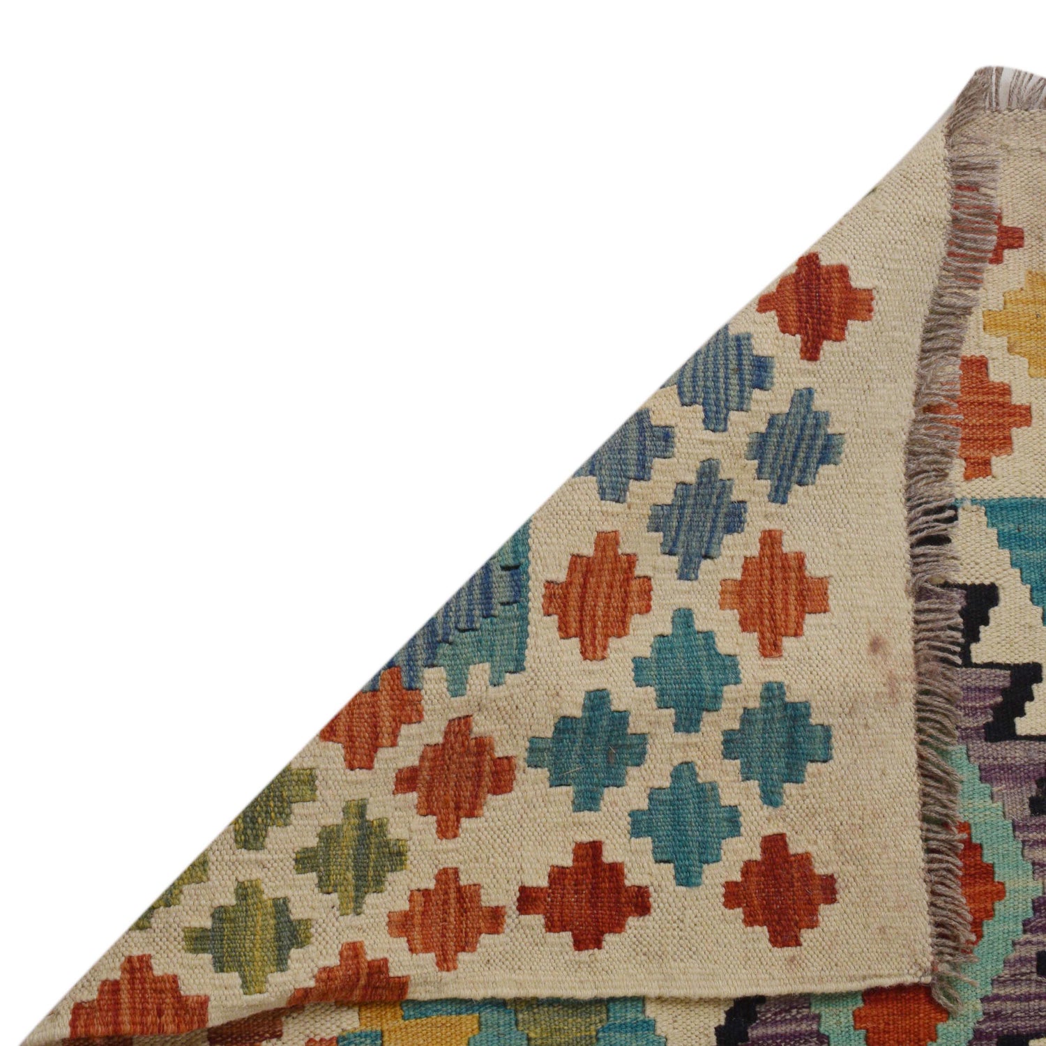 Handmade Vegetable Kelim 6' 9" x 9' 7" (ft) - No. P36063