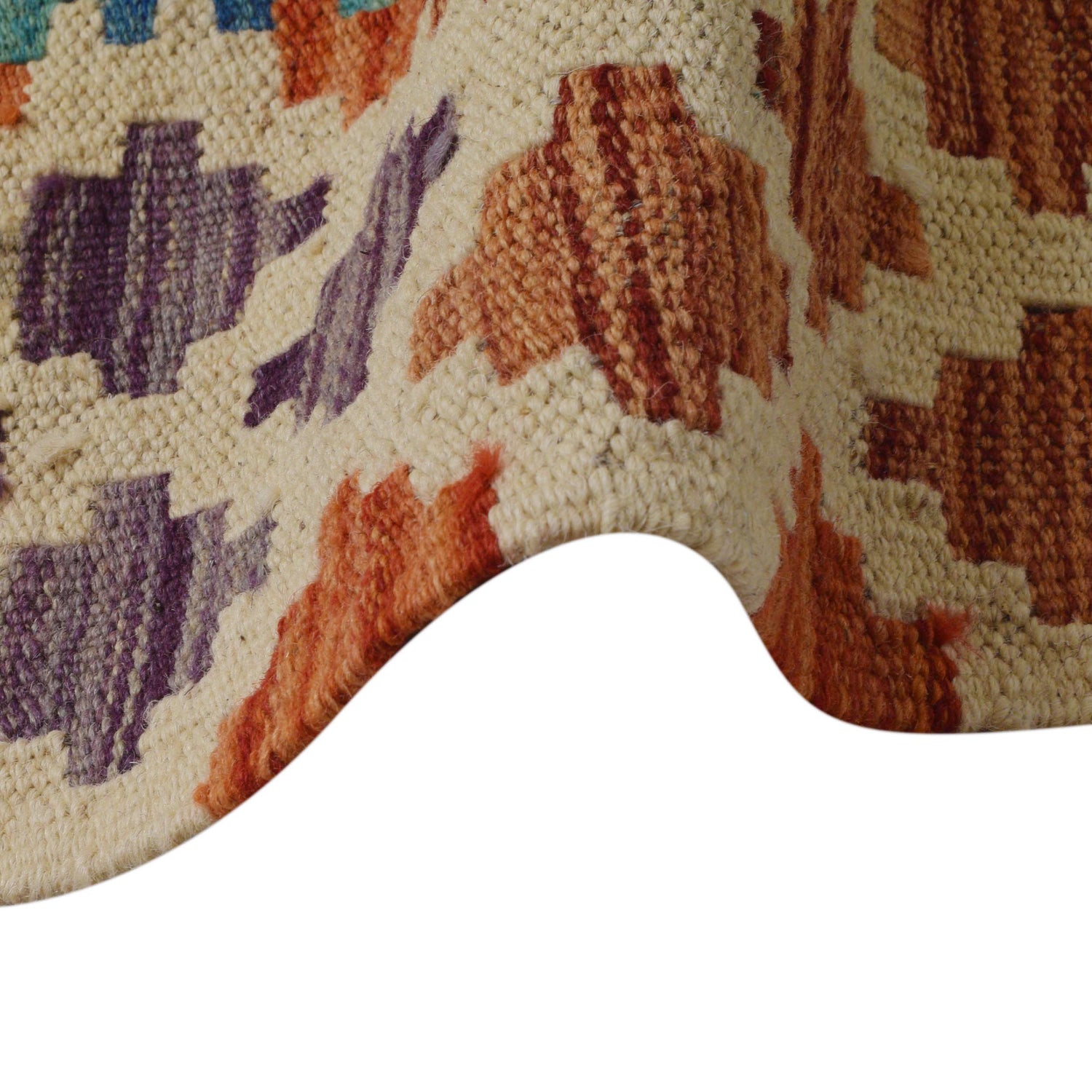 Handmade Vegetable Kelim 6' 9" x 9' 7" (ft) - No. P36063