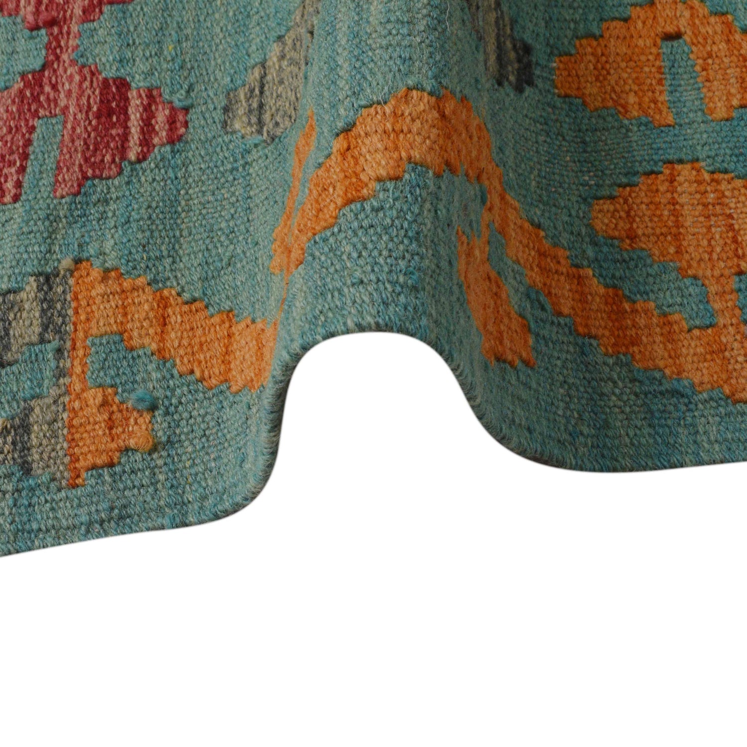 Handmade Vegetable Kelim 5' 9" x 7' 10" (ft) - No. P36064