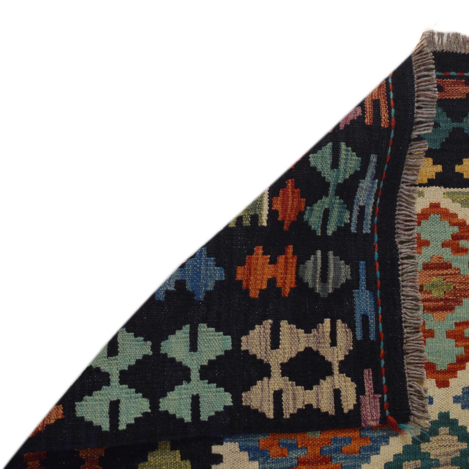 Handmade Vegetable Kilim 6' 1" x 8' 0" (ft) - No. P36065