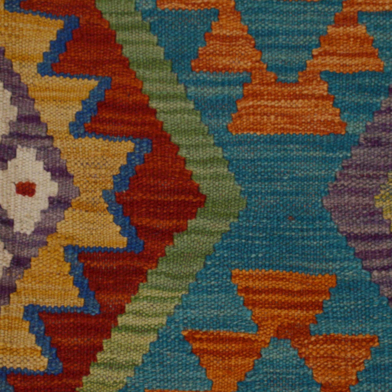 Handmade Vegetable Kelim 5' 11" x 8' 3" (ft) - No. P36066