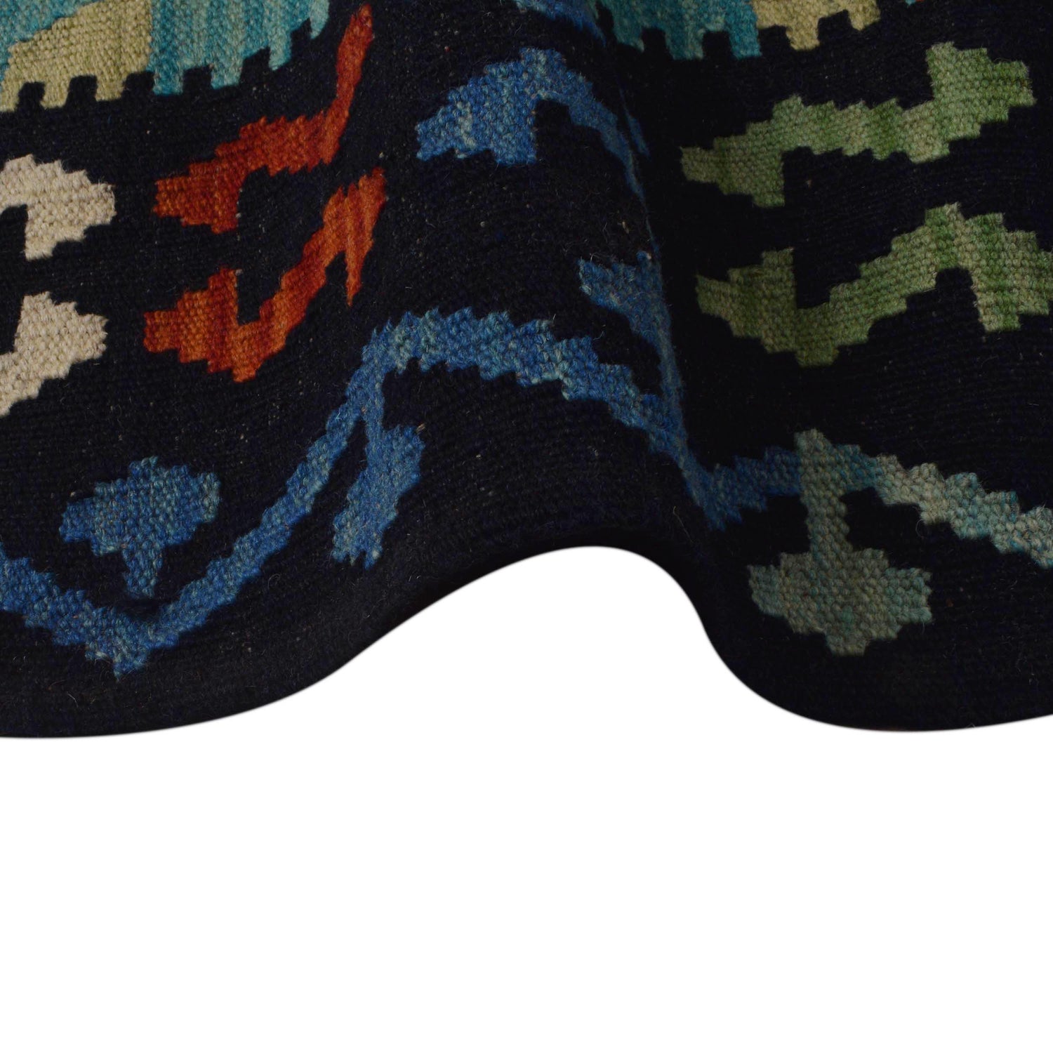 Handmade Vegetable Kelim 5' 11" x 8' 3" (ft) - No. P36066