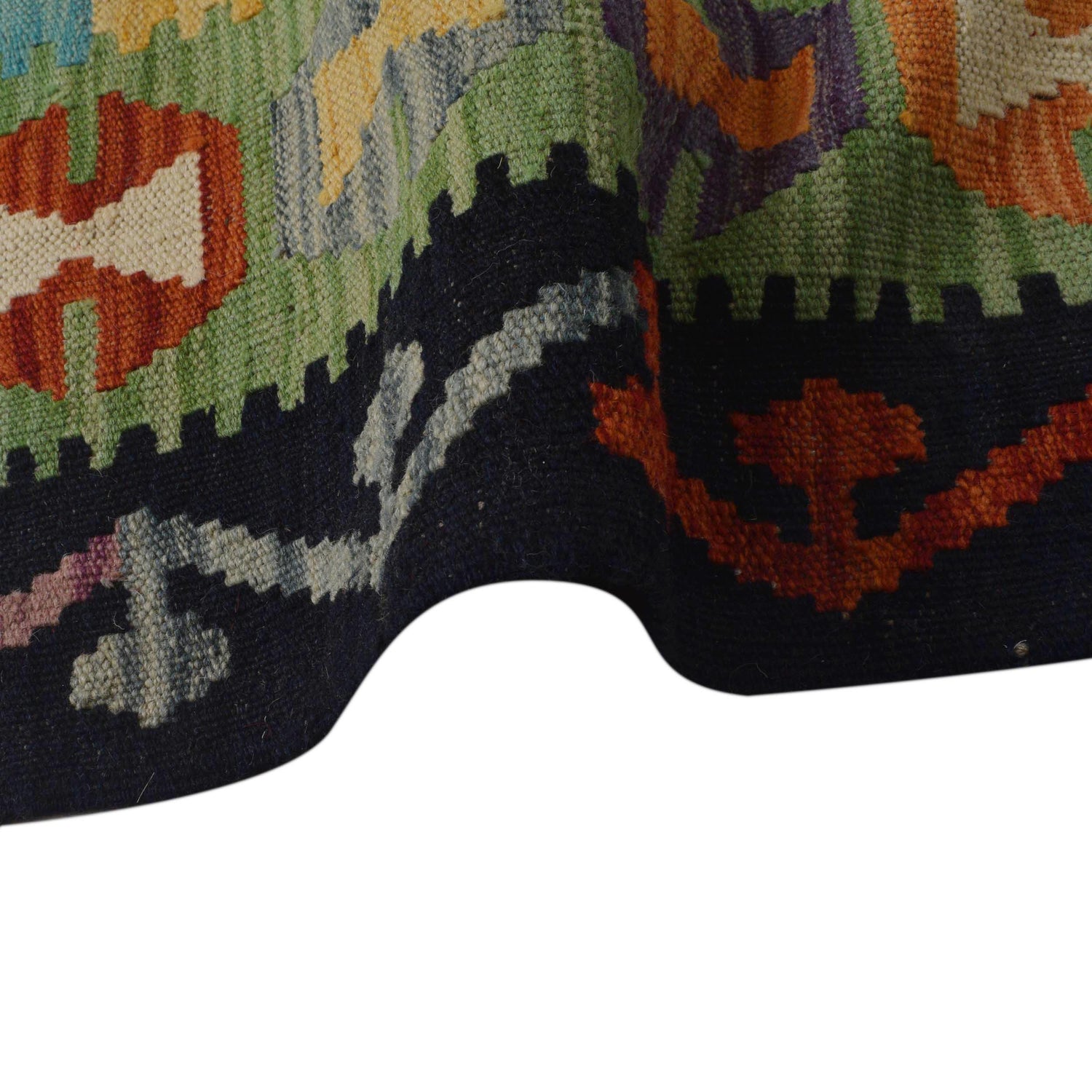 Handmade Vegetable Kelim 6' 0" x 8' 6" (ft) - No. P36068