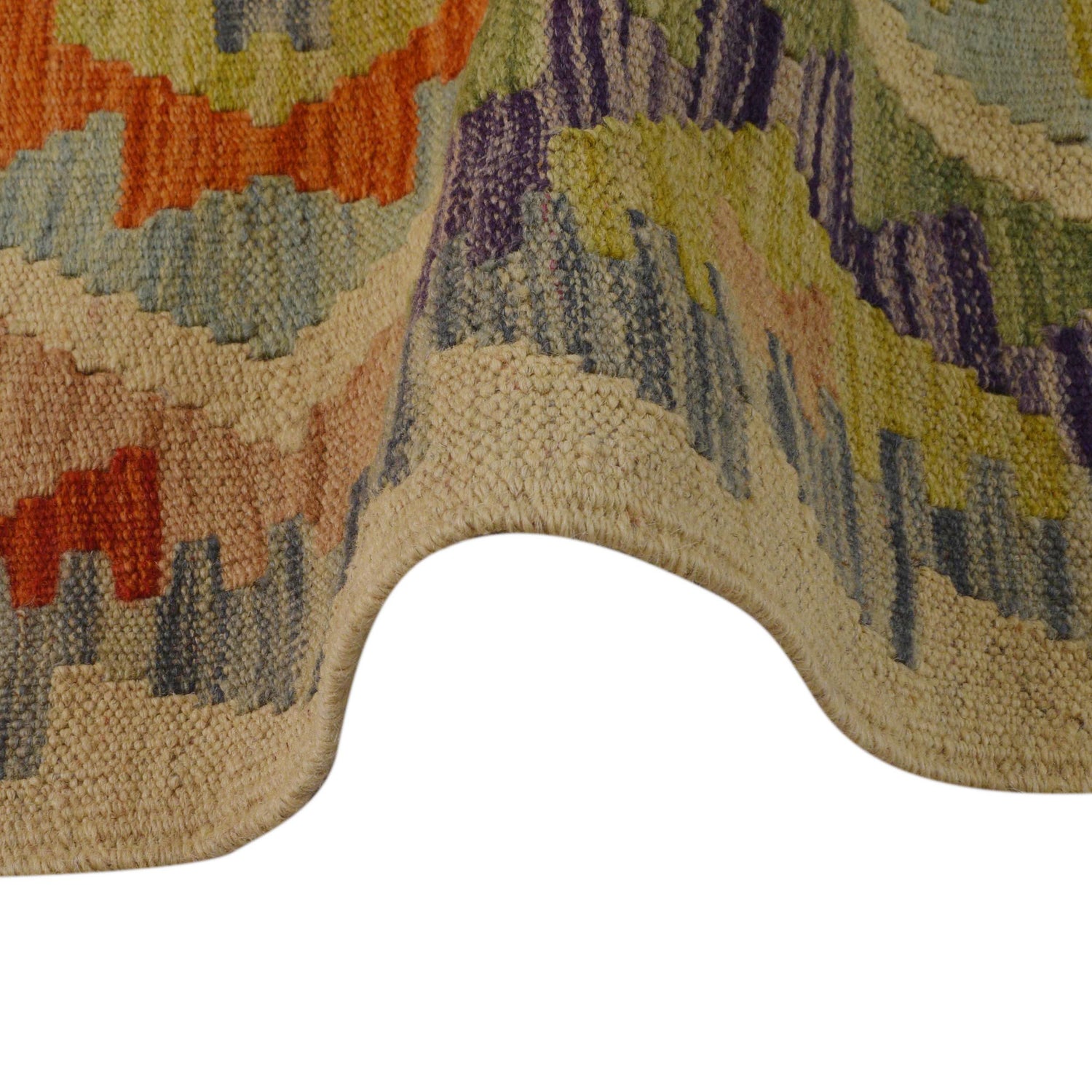 Handmade Vegetable Kelim 2' 7" x 4' 0" (ft) - No. P36069