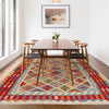 Handmade Vegetable Kilim 6' 8" x 9' 9" (ft) - No. P36075