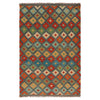 Handmade Vegetable Kilim 3' 5" x 5' 1" (ft) - No. P36088
