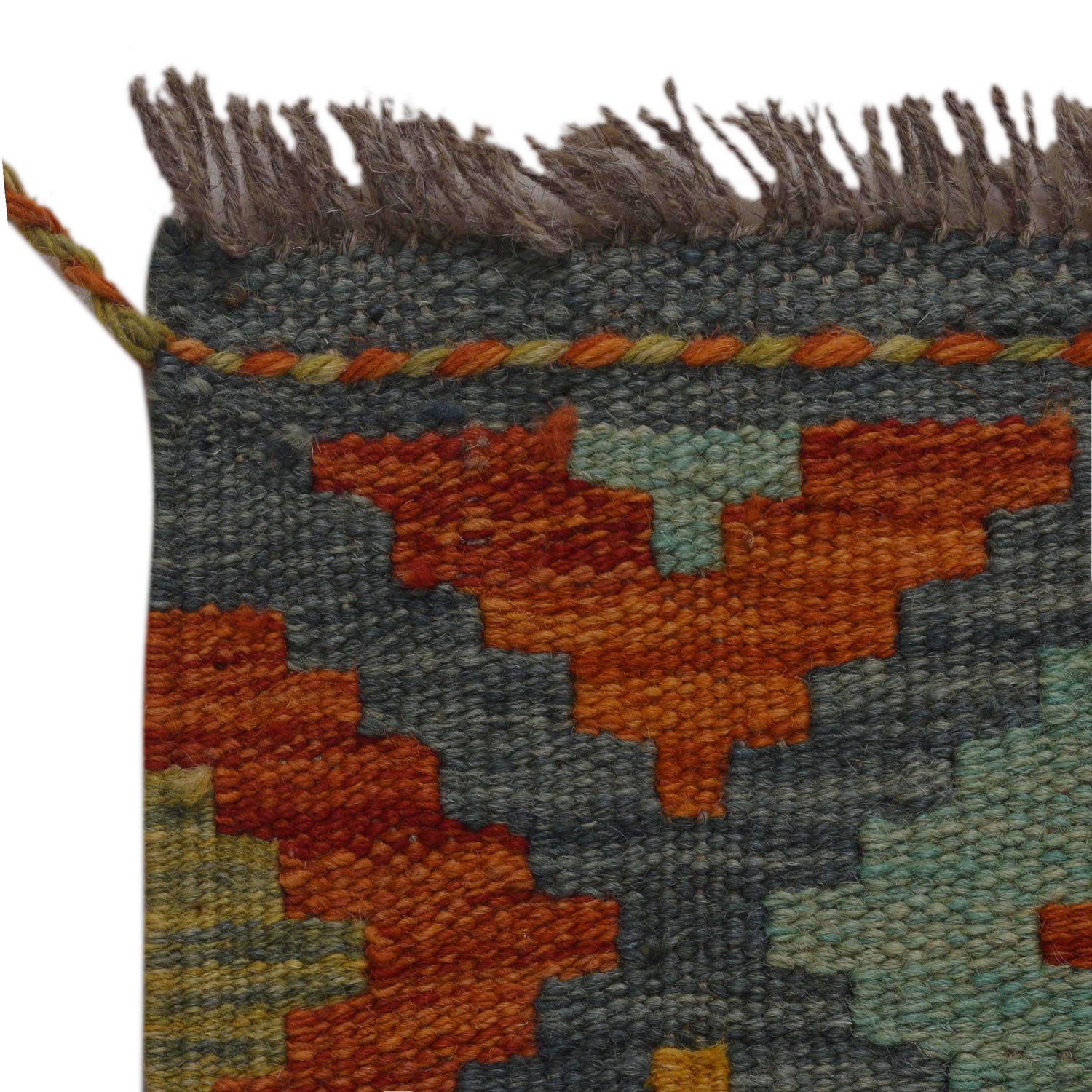 Handmade Vegetable Kilim 3' 5" x 5' 1" (ft) - No. P36088